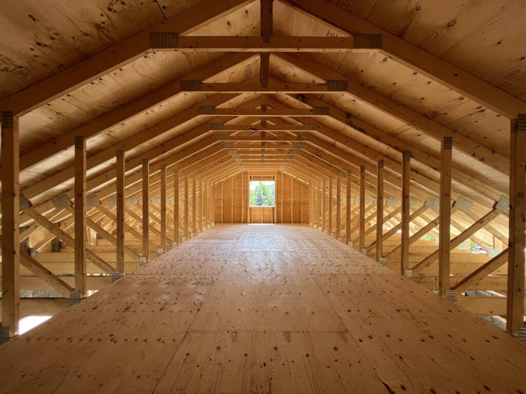 Organized and professional construction site managed by Boulder and Beam in Grey-Bruce Ontario