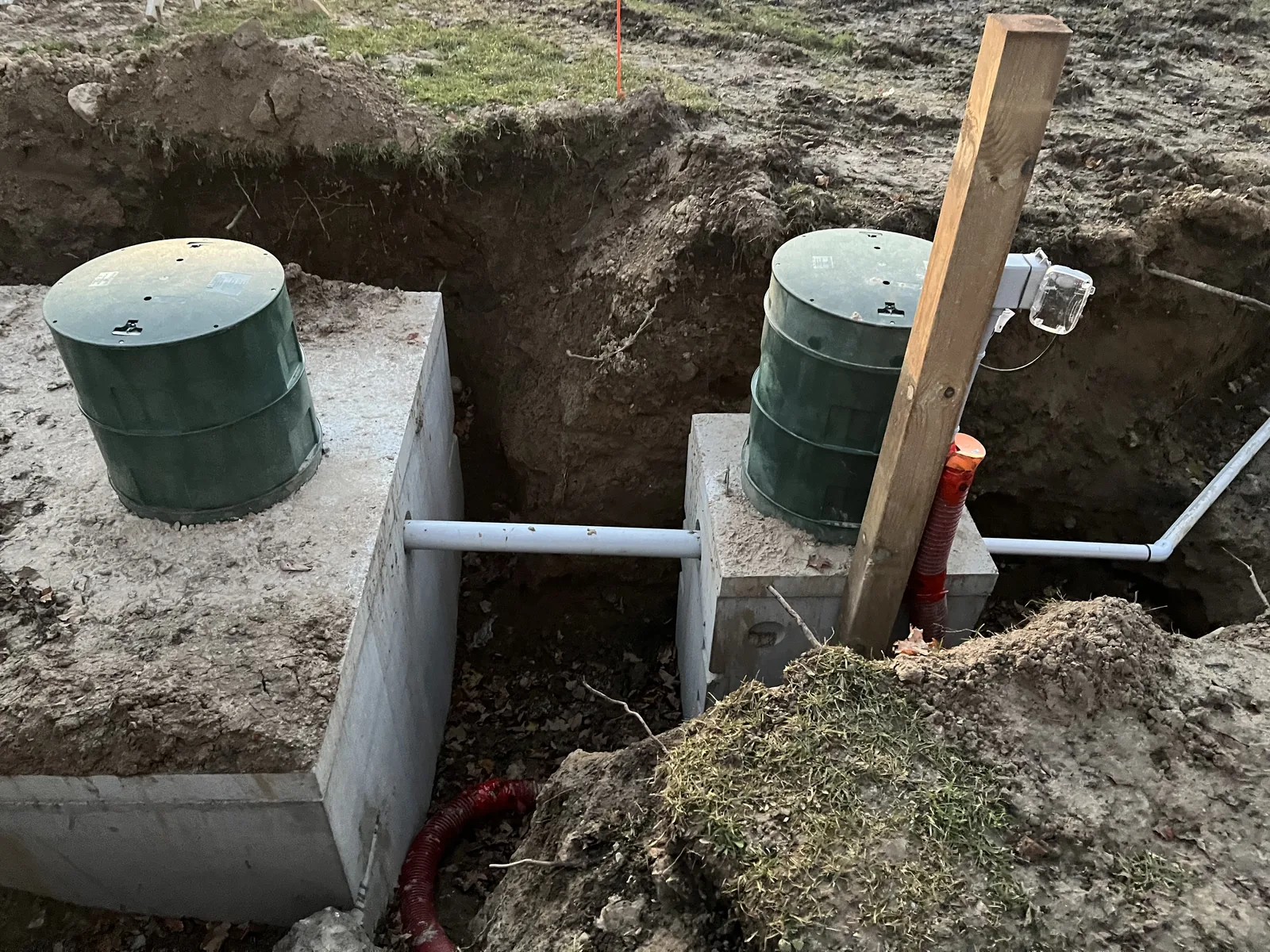Septic system installation project — Boulder & Beam