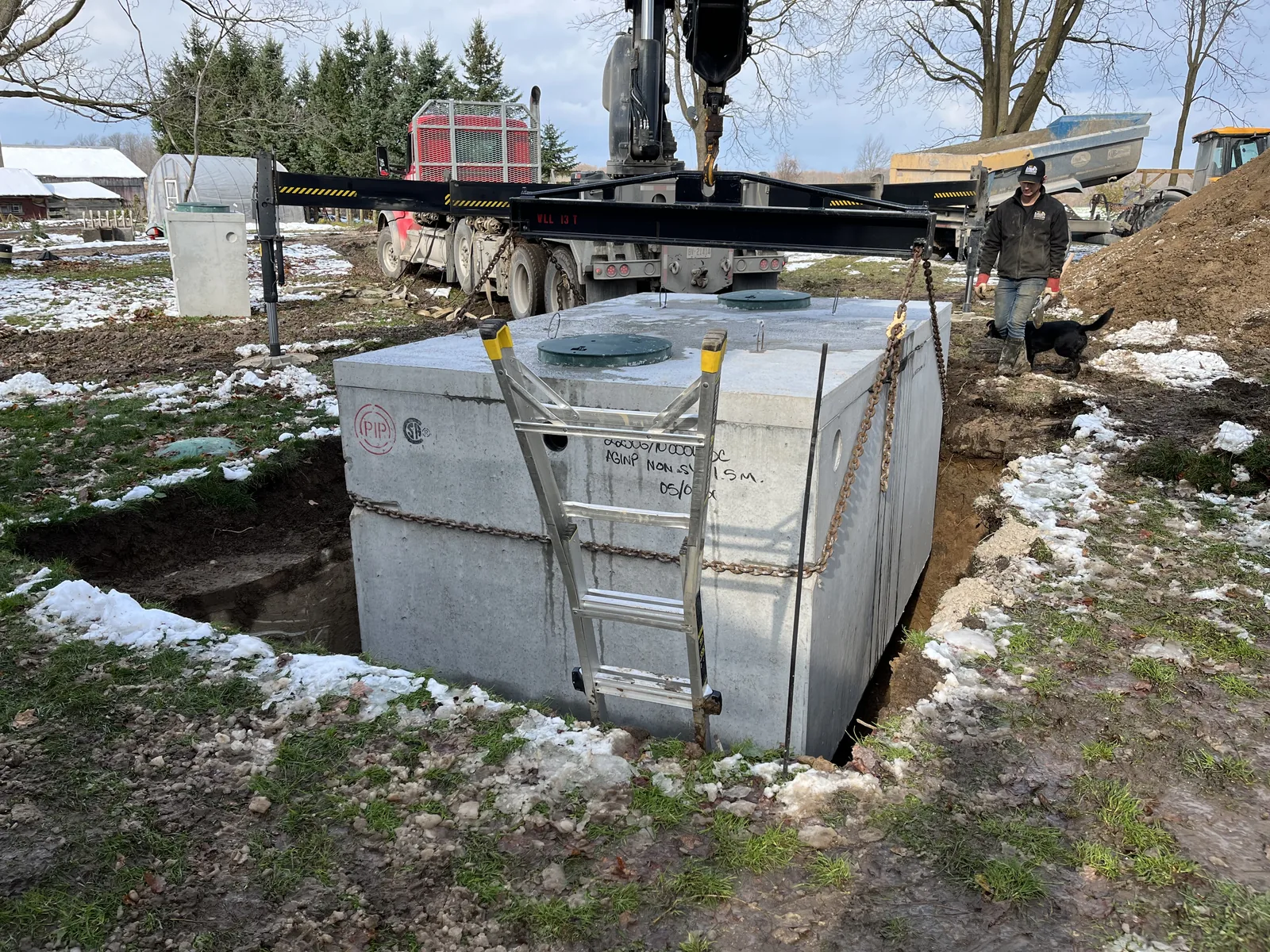 Septic system installation project — Boulder & Beam