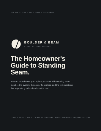 The Homeowner's Guide to Standing Seam — cover